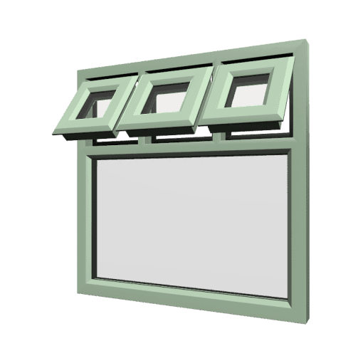uPVC Window Chartwell Green
