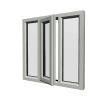 uPVC Window Agate Grey