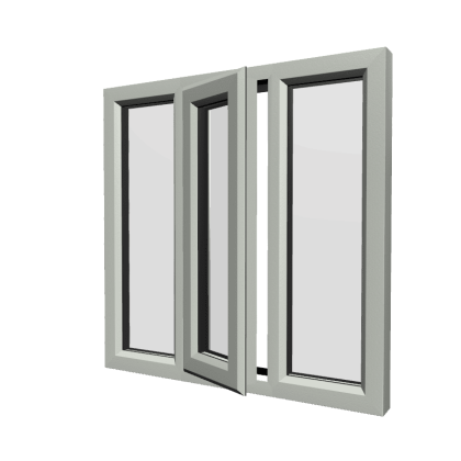 uPVC Window Agate Grey