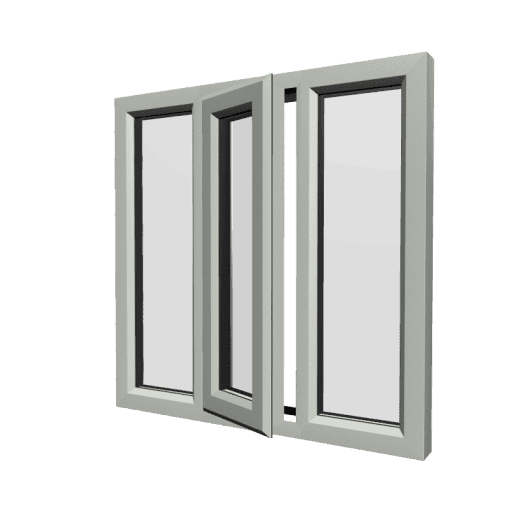 uPVC Window Agate Grey