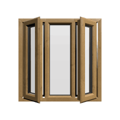 uPVC Window Irish Oak