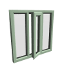 uPVC Window Chartwell Green