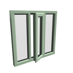 uPVC Window Chartwell Green