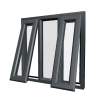 uPVC Window Anthracite Grey