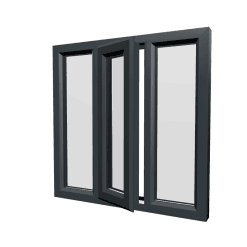 uPVC Window Anthracite Grey