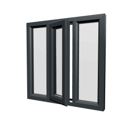 uPVC Window Anthracite Grey