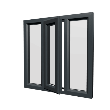 uPVC Window Anthracite Grey