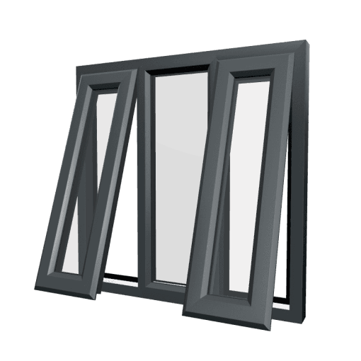 uPVC Window Anthracite Grey