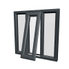 uPVC Window Anthracite Grey