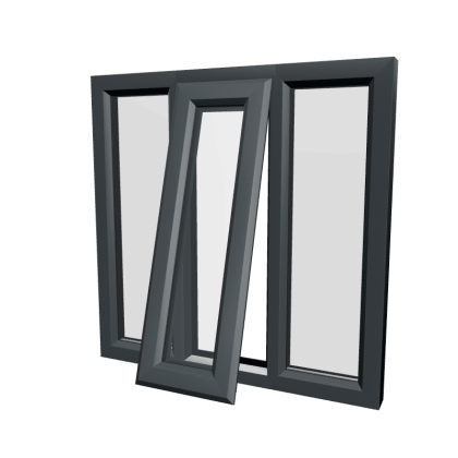 uPVC Window Anthracite Grey