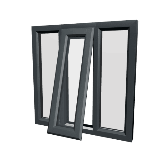 uPVC Window Anthracite Grey
