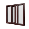uPVC Window Rosewood Woodgrain