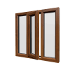 uPVC Window Golden Oak