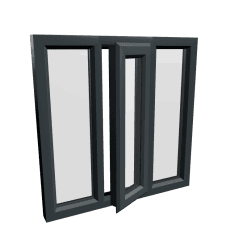 uPVC Window Anthracite Grey
