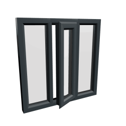 uPVC Window Anthracite Grey