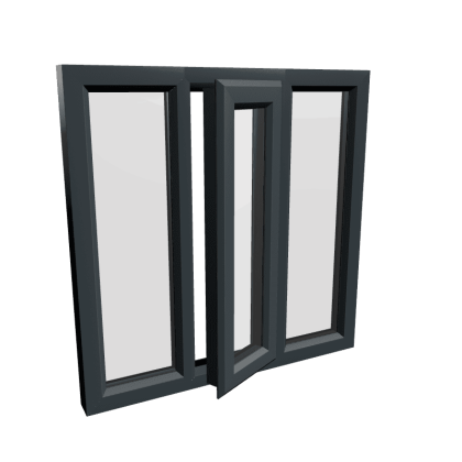 uPVC Window Anthracite Grey