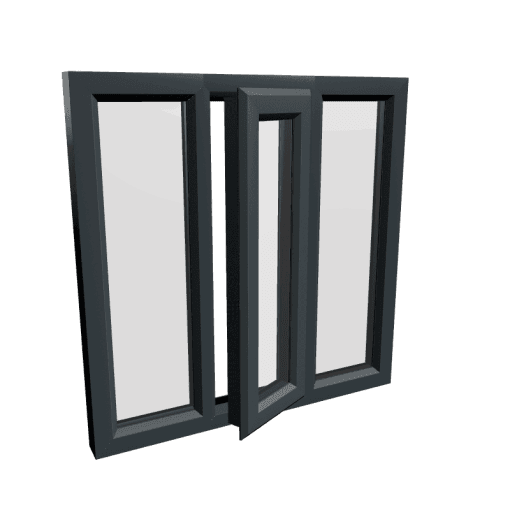 uPVC Window Anthracite Grey