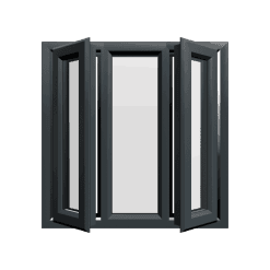 uPVC Window Anthracite Grey