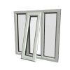 uPVC Window Agate Grey