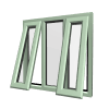 uPVC Window Chartwell Green