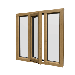 uPVC Window Irish Oak