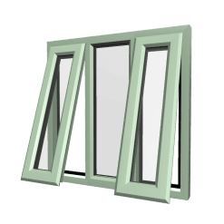 uPVC Window Chartwell Green