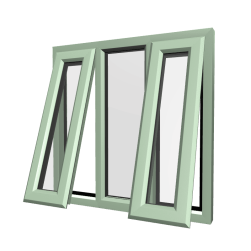 uPVC Window Chartwell Green