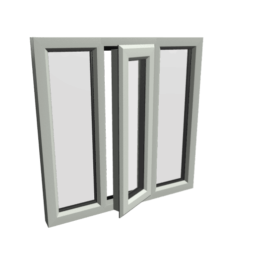 uPVC Window Agate Grey