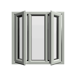 uPVC Window Agate Grey