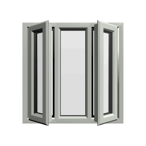 uPVC Window Agate Grey