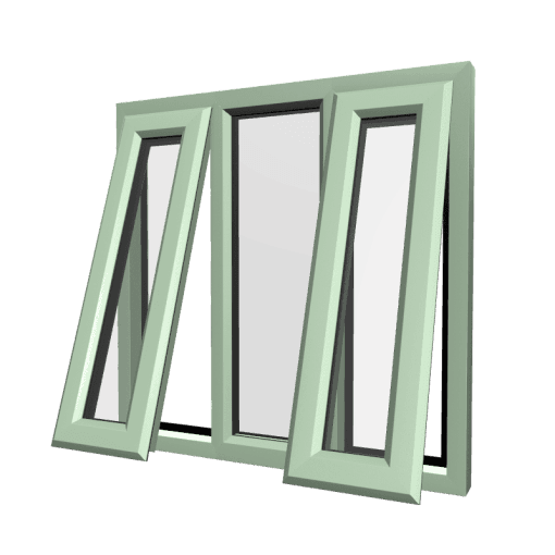 uPVC Window Chartwell Green