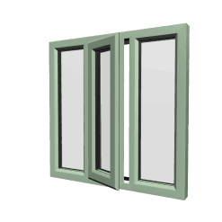 uPVC Window Chartwell Green