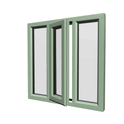 uPVC Window Chartwell Green