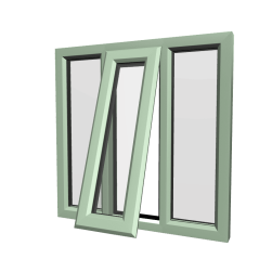 uPVC Window Chartwell Green