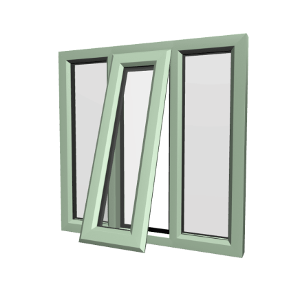uPVC Window Chartwell Green