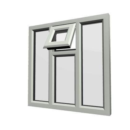 uPVC Window Agate Grey