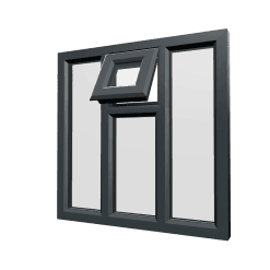 uPVC Window Anthracite Grey