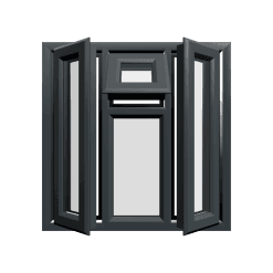 uPVC Window Anthracite Grey