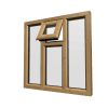 uPVC Window Irish Oak