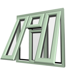 uPVC Window Chartwell Green