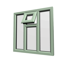 uPVC Window Chartwell Green