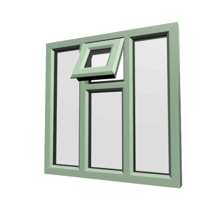 uPVC Window Chartwell Green