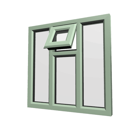 uPVC Window Chartwell Green