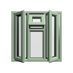 uPVC Window Chartwell Green