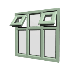 uPVC Window Chartwell Green