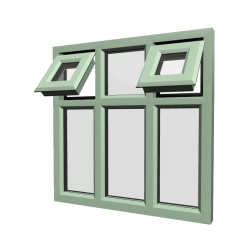 uPVC Window Chartwell Green