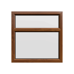 uPVC Window Golden Oak