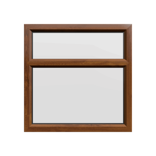 uPVC Window Golden Oak