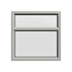 uPVC Window Agate Grey