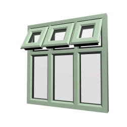 uPVC Window Chartwell Green